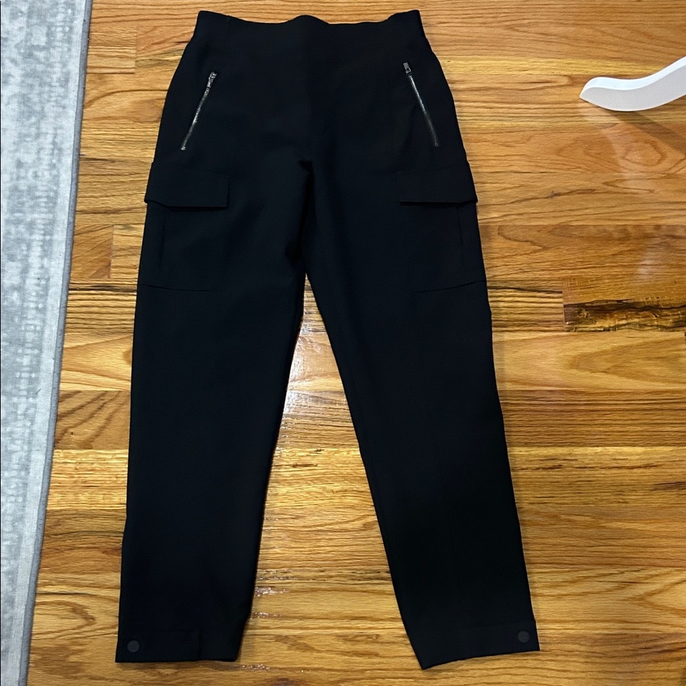 Athleta Black Ankle Cargo Pants